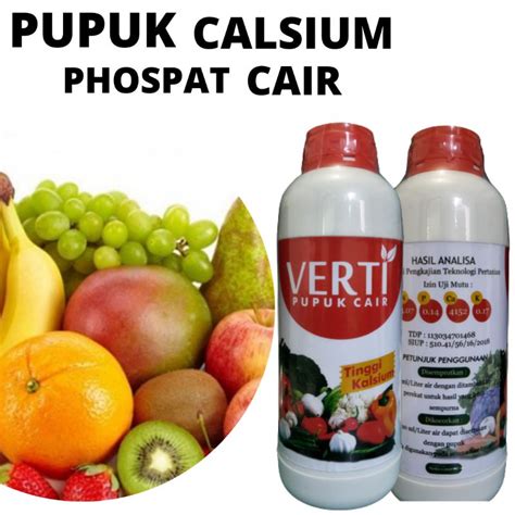 Jual Pupuk Verti Kalsium Buah Organik Terbaik Pupuk Buah Organik Cair