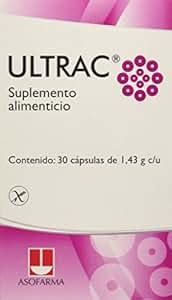 Ultrac Supl Alim Cap C30 Pack Of 1 Amazon Mx Salud Belleza Y