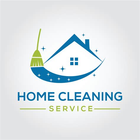 House cleaning service logo 12187860 Vector Art at Vecteezy