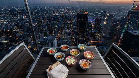 Downtown Las Incredible New Open Air Restaurant Towers Over 900 Feet