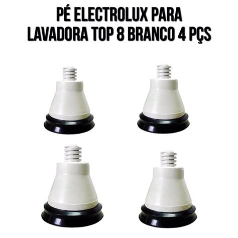 pé para máquina tanquinho Eletrolux lavadora top 8 braços 4 peças