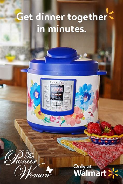 The Pioneer Woman Instant Pot Lux60 Breezy Blossoms 6 Quart 6 In 1 Multi Use Programmable