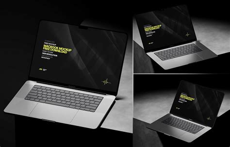 Space Black Macbook Pro Free Mockup Psd Set Psfiles