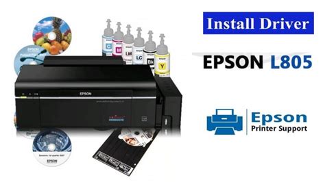 How to Easily Install Epson L805 Printer - CD Drive