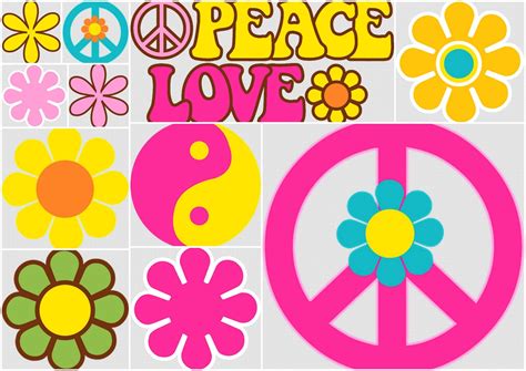 Free Printable Hippie Clip Art