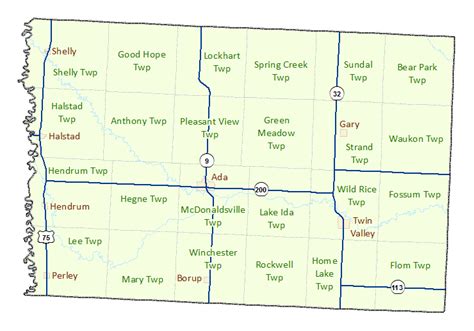 Norman County Maps