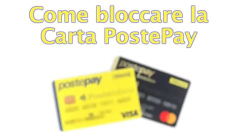 Come Bloccare La Carta Postepay Lo Fai Online