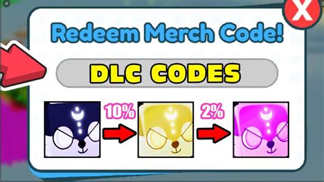 Omg Dlc Merch Codes Upgrades Rainbow Exclusive Huge