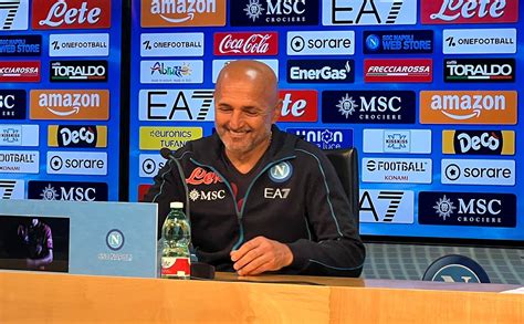 Napoli Spalletti In Conferenza Stampa A Bergamo Sar Come Ad Anfield