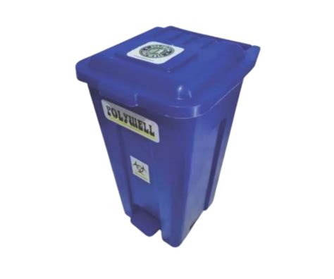 Blue 65 L Pedal Dustbin At Best Price In Delhi Sangam Plastic