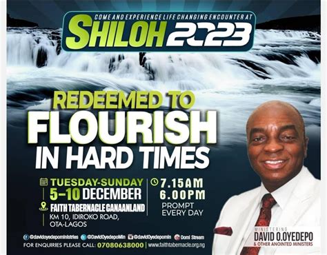 Shiloh 2023 viewing centres Archives - Prayer Points Altar