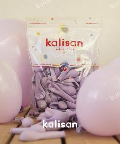 Lila Renk Mini Makaron Balonlar Kalisan Balon