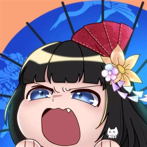 Kagura Summer Festival Ilustrasi Karakter Gambar Animasi Kartun