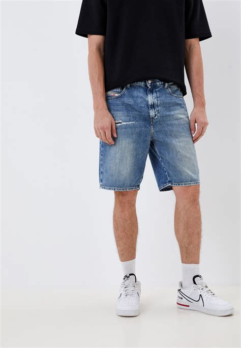 Шорты джинсовые Diesel D-STRUKT-SHORT, цвет: синий, RTLABY582801 ...