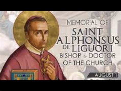 Pray Mary S Rosary On Feast Day Of St Alphonsus Liguori YouTube