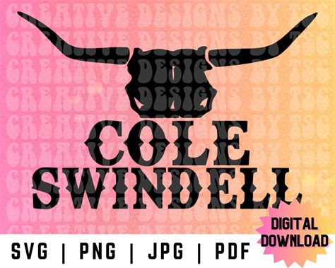 Cole Swindell Svg Cole Swindell Png Country Music Svg Etsy