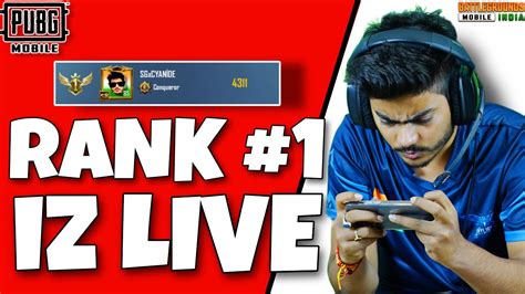 SERIOUS CONQUEROR TIER RANKPUSH GAMEPLAY BGMI LIVE PUBG MOBILE