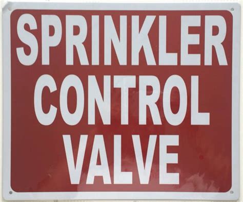 Hpd Signsprinkler Control Valve Sign Aluminum Hpd Sign For Nyc Hpd Signs The Official Store