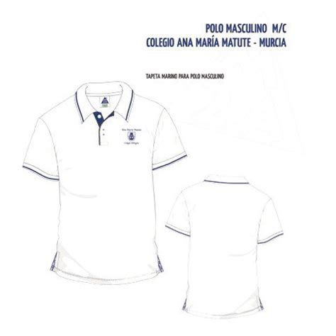 Polo Manga Corta 50 poliester 50 algodón piqué blanco MASCULINO