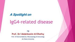 Ig G Related Disease Ppt