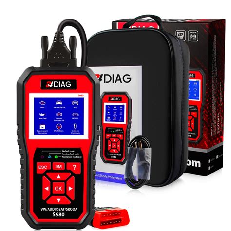 INTERFEJS TESTER DIAGNOSTYCZNY OBD2 VAG VW AUDI SEAT SKODA 24DIAG S980