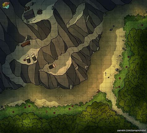 Oc Art Mountain Camping 32x29 Dungeonsanddragons Dungeon