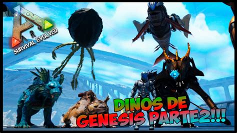 ARK Comandos Spawnear Todos Los Dinos De Genesis Parte 2 YouTube