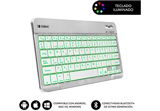 Teclado Bluetooth Retroiluminado Smart SUBBLIM Retroiluminación