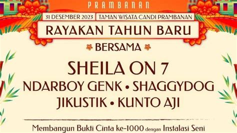 Link Beli Dan Harga Tiket Konser Sheila On Di Candi Prambanan