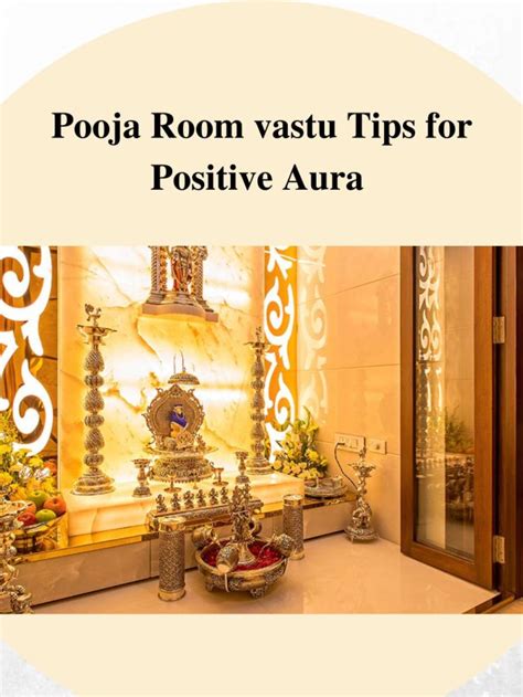 6 Pooja Room Vastu Tips For Positive Aura Larisa Realtech