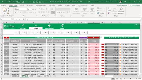 Planilha de Orçamento Automático no Excel Como fazer do Zero