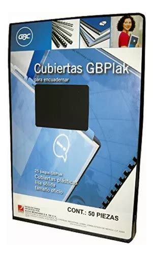 Gbc P3549 Cubierta Para Encuadernar Gbplak Liso Oficio Cuotas Sin