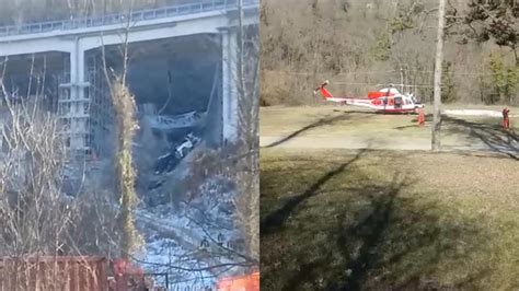 Torino Savona Le Immagini Del Tir Caduto Dal Viadotto Da Un Altra