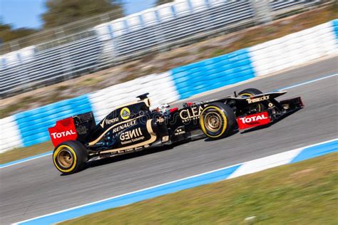 Team Lotus Renault F Kimi Raikkonen Stock Photos Free Royalty