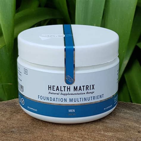 Foundation Multinutrient For Men Health Matrix Organic Choice