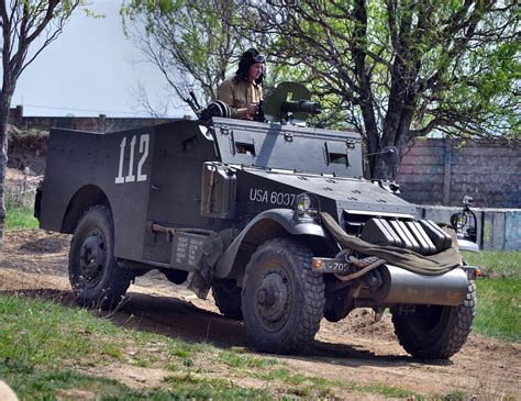 Ořechov 1945 White M2 Scout Car Ww2 Reenactment Of Fight Flickr