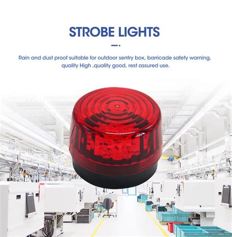 12v Outer Strobe Light 24v Outdoor Siren Alarm With Xenon Light Security System Accessory Strobe