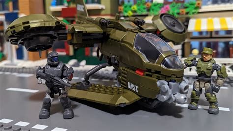 UNSC Hornet Recon Diorama Dissection Review Halo Mega Construx MOC