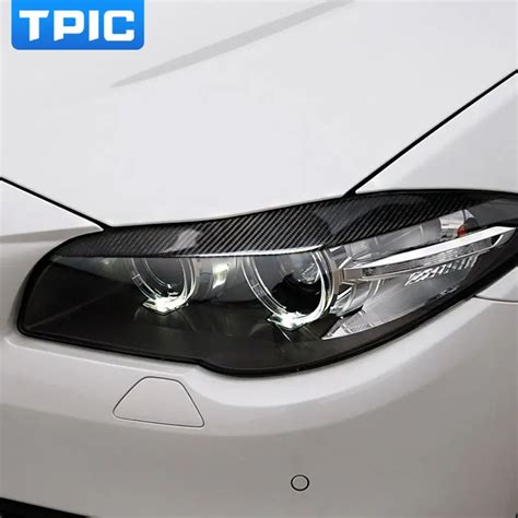 Carbon Fiber Headlights Eyebrows Eyelids For Bmw F Series Car