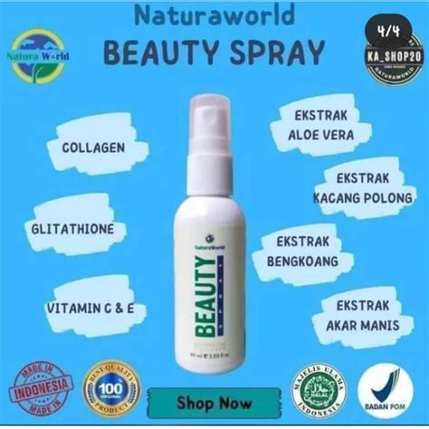 Jual NATURA WORLD ORI Beauty Spray Shopee Indonesia