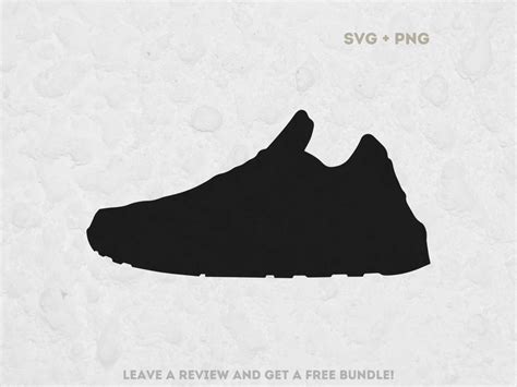 Sneaker Shoe Silhouette Svg Cut Svg Files For Cricut Shoe Svg