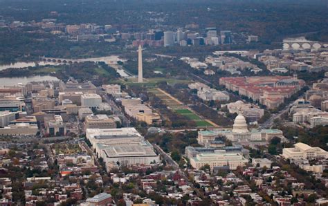 Downtown Washington DC aerial view. Looking west. | Michael Kircher