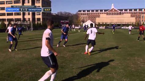 Men S Soccer BIG EAST Final Georgetown Vs Creighton 2015 YouTube