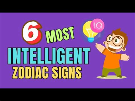 6 Most Intelligent Zodiac Signs As Per Astrology Ziggy Natural YouTube