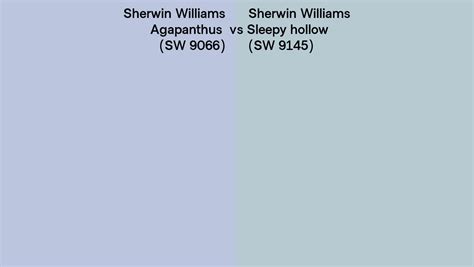 Sherwin Williams Agapanthus Vs Sleepy Hollow Side By Side Comparison