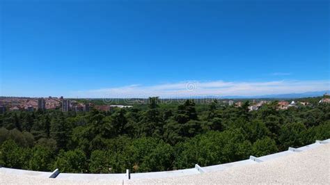 Panoramic View Of Cityscape From Mirador De La Cornisa Del Palacio Real