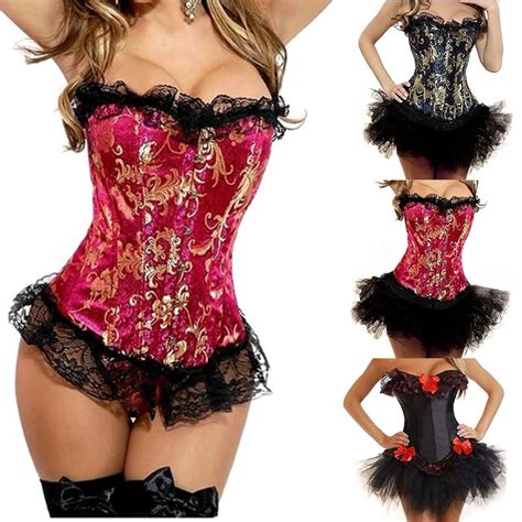 Ropa Steampunk Para Mujer Cors S Sexys G Ticos De Talla Grande Con