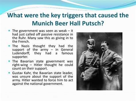 PPT - Was the Munich Beer Hall Putsch a success or a failure? PowerPoint Presentation - ID:6226042