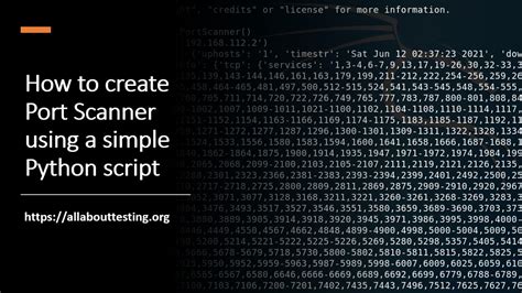 Python Nmap All About Testing