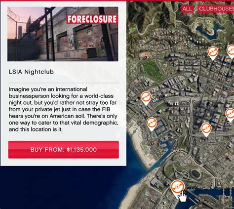 Every Nightclub Location/Price in Grand Theft Auto Online: After Hours